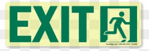 Zoom, Price, Buy - Glow In The Dark Exit Signs