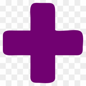 Purple Plus Sign Png