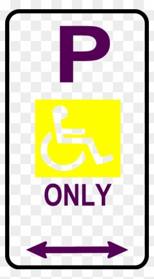 Handicap Parking Sign Clip Art On Disabled - Parking Icon Icon Png