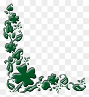 Shamrock Border Clip Art - St Patrick's Day Clip Art Borders