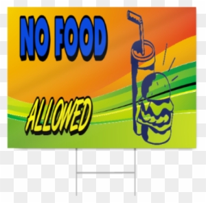No Food Allowed Sign - Graphic Design
