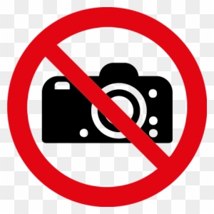No Cameras Symbol - Prohibition Sign