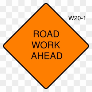 Road Work Ahead Sign Clip Art At Clker - Slow School Zone Sign