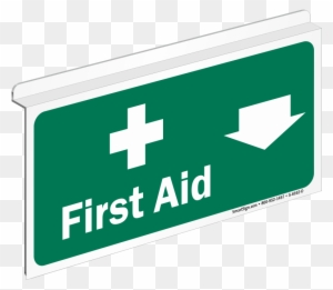 Zoom, Price, Buy - First Aid Box Projection Sign