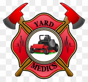 Yard Medics Sc Logo - Firefighter Lawn Service