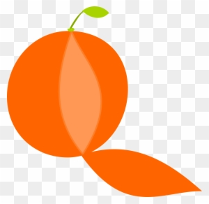 Clipart - Peeled Orange Clipart