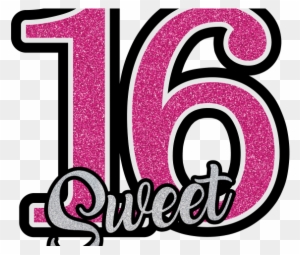 sweet 16 birthday clipart