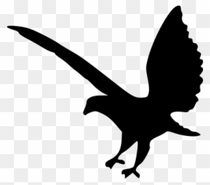 Eagle, Bird, Animal, Flying, Silhouette - Raven Bird Silhouette Png
