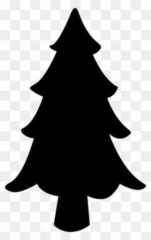 Christmas Day Clipart Santa Claus Christmas Graphics - Christmas Tree Silhouette Png