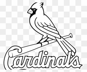 Major League Baseball Auction - Stencil St Louis Cardinals - Free  Transparent PNG Clipart Images Download