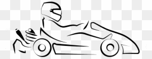 Private Track Hire - Go Kart Drawing Simple