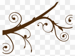 Branch Clipart Brown Tree - Tree Branch Vector Png