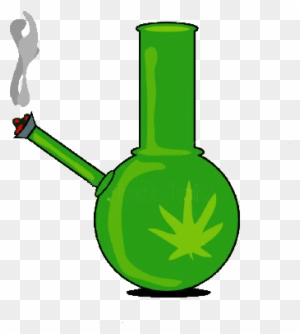 Pin Cannabis Clip Art - Cartoon Bong - Free Transparent PNG Clipart