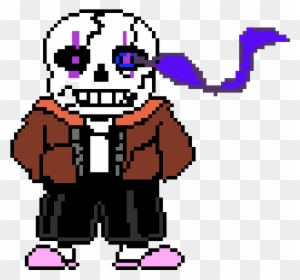 Sans Shrugging Sprite (kamuisenketsu) - Outer Sans Pixel Art - Free  Transparent PNG Clipart Images Download