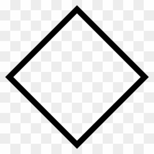 Clipart Diamond Rhombus - Diamond Shape Clipart Black And White