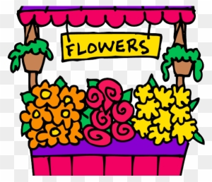 Stands Clipart Clip Art - Flower Shop Png