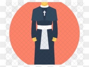 Religious Clipart Pastor - Transparent Priest Icon
