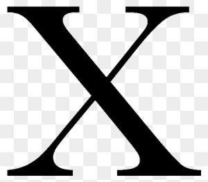 X Remains The Undefined Variable - Letter X