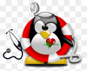 Evening Dress For Emergency Nursing Staff - Linux Penguin Tux Icon