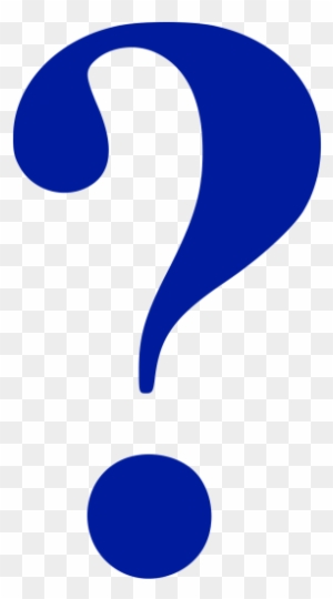 הפדגוגיה של שאילת שאלות - Blue Question Mark Png