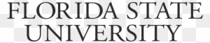 Florida State University Logo - Florida University Logo Black And White
