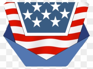 Medal Clipart Honor Student - Triangle Shaped American Flag