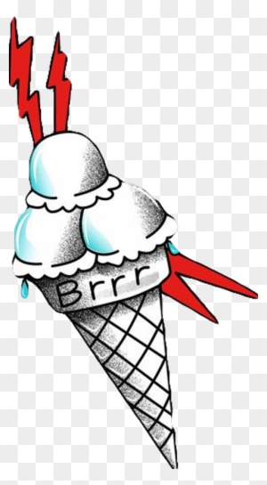Gucci Mane Brrr Ice Cream Face Tattoo Women S Relaxed  Ice Cream Cone   Free Transparent PNG Clipart Images Download