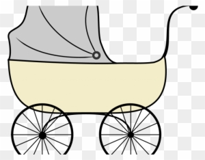 Wagon Clipart Buggy - Baby Carriage Clipart Png