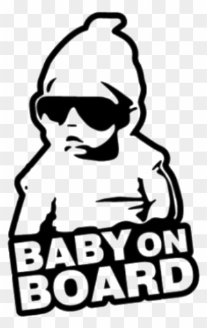 Download Baby On Board Baby On Car Sticker Transparent Free Transparent Png Clipart Images Download