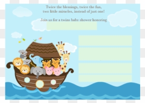 Error Message - Noah's Ark Baby Shower Invitation