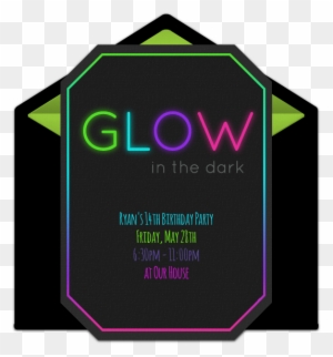 Free Glow In The Dark Online Invitation - Glow In The Dark Invitations