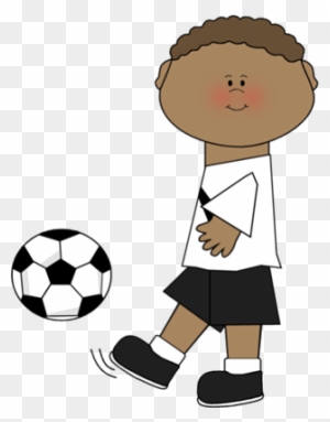 Pretty Peanut Butter And Jelly Clipart Soccer Player - Boy Playing Soccer Clip Art