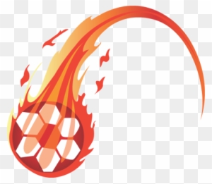 9 - Soccer Ball With Flames