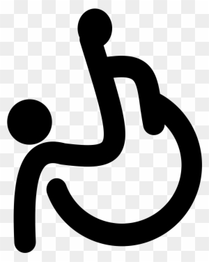 Girl In Wheelchair - Rugby En Silla De Ruedas Logo