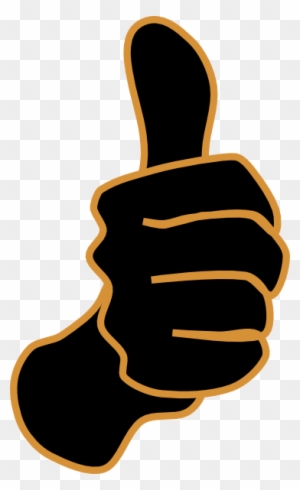 Thumbs Up Black Sand Clip Art At Clker - Thumbs Up Logo Vector