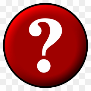 Question Mark Clipart Red - Question Mark In Red Circle