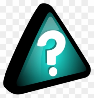 Question Mark In A Triangle 3d Vector Clip Art - Triangle With Question Mark Inside