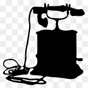 Old Phone Silhouette Png