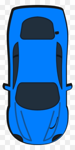 How To Set Use Blue Car - Car Top View Clipart