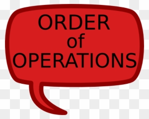 Order Of Operations Clip Art