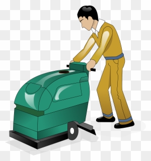 clip art of floor buffing