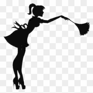 Here At Mel's Cleaning, We Work With You In Mind - Woman Silhouette Cleaning