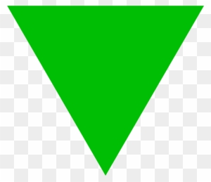 Triangle Clipart Svg - Green Upside Down Triangle