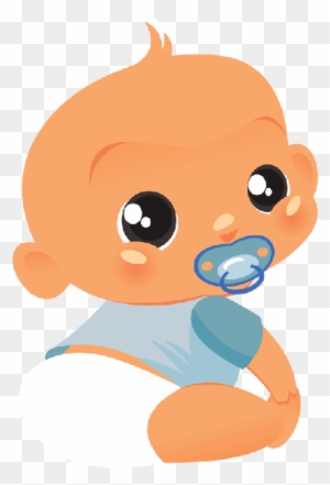 Cute And Funny Baby Boy Cartoon Clip Art Images On - Baby Boy Illustration