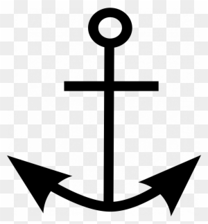 Large Size Of Awesome Anchor Drawing Meaning Black - Anchor Cross Png