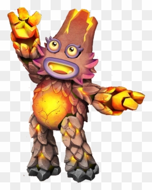 Creatures Lava Monster Free On Dumielauxepices Net - Kanya My Singing  Monsters - Free Transparent PNG Clipart Images Download