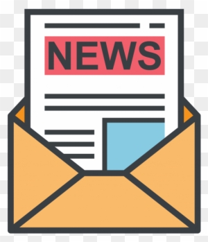 Subscribe To Our Newsletter - Open Envelope Icon Png - Free Transparent ...