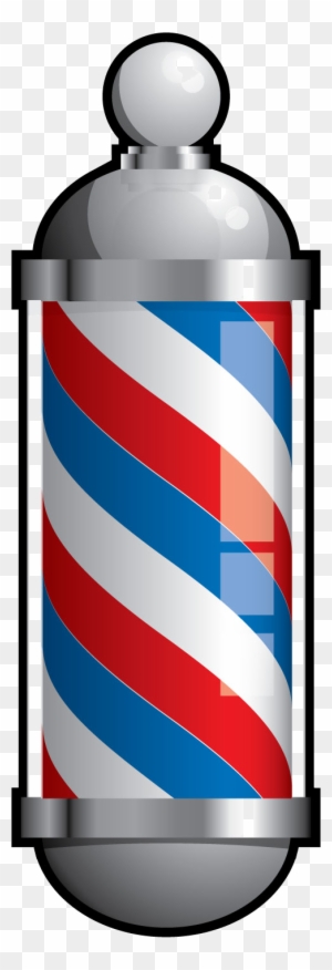 Barber Stripes Clip Art - Transparent Barber Shop Pole Png