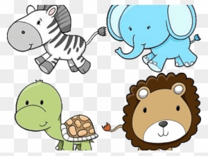 Larger Clipart Mother Baby Animal - Animal Cute Baby Clipart