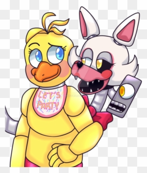 Mangle X Chika By Tairusuku - Fnaf Chica And Mangle